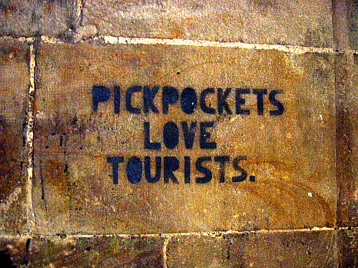 Travel Tips – Beware of Pick Pockets