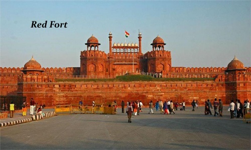 red fort, new delhi