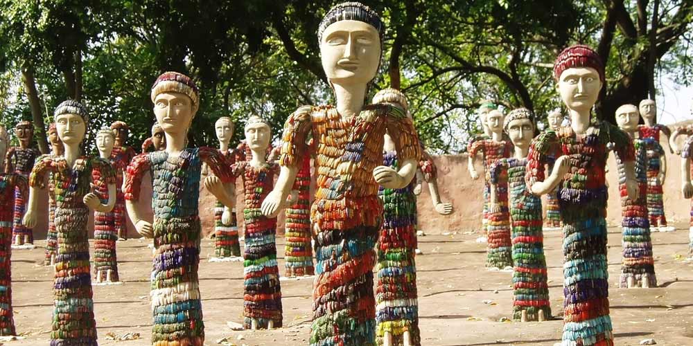 Visit Rock Garden in Chandigarh Tour