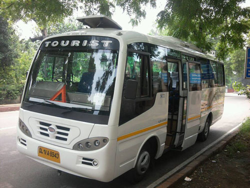18 Seater AC Coach hire in delhi