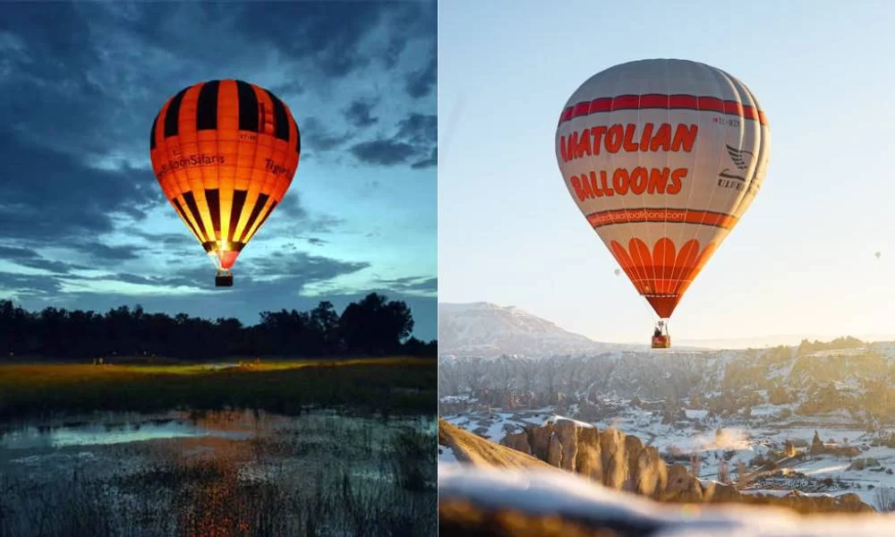 Hot air ballooning in Rishikesh