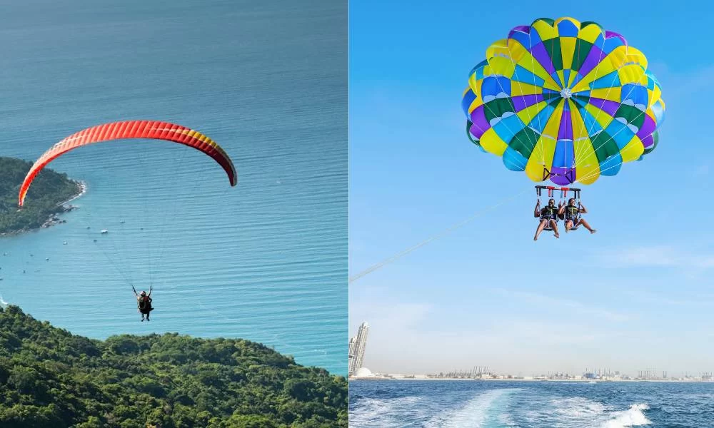 Parasailing and Paragliding in Rishikesh