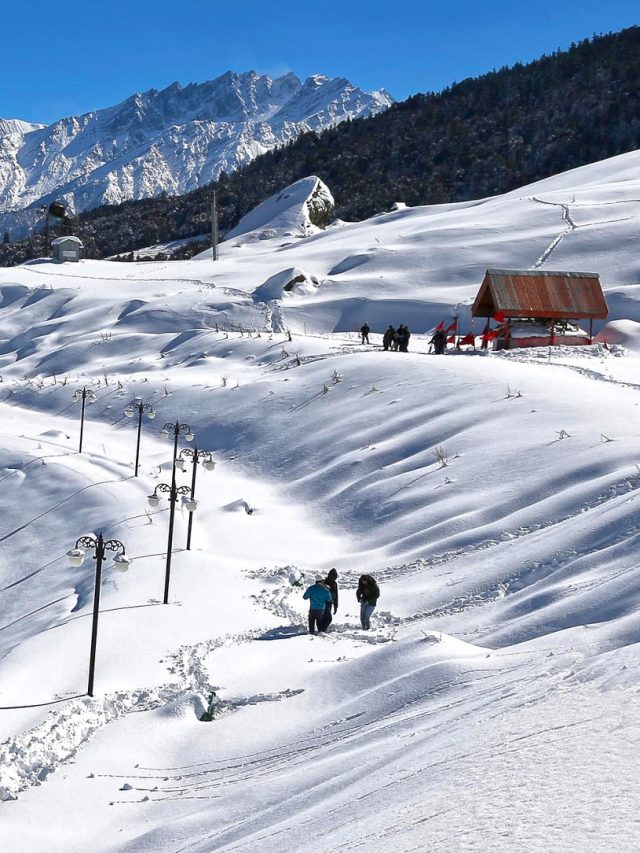 उत्तराखंड में औली के पास बर्फबारी वाले स्थानों की सूची