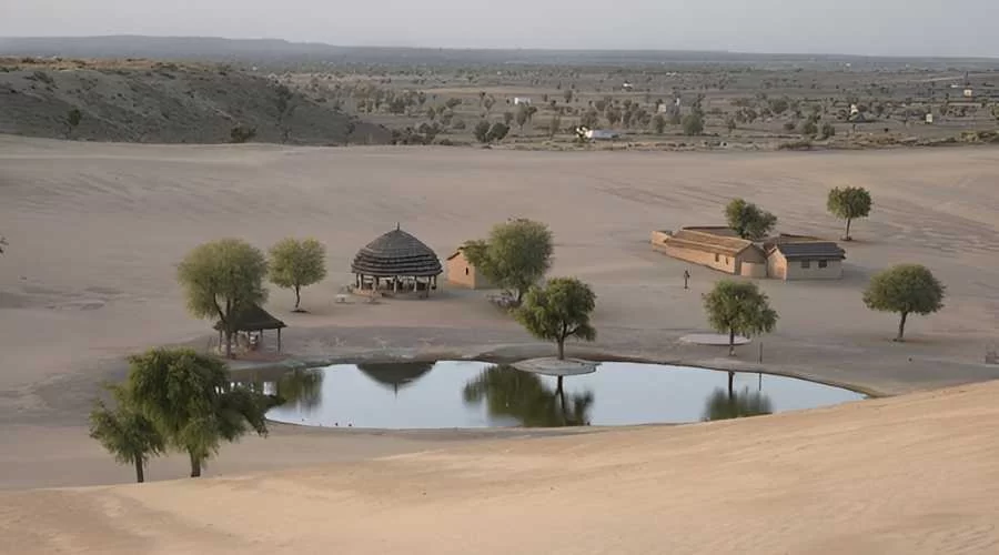 Nagaur, Khimsar sand dunes - Rajasthan desert tour