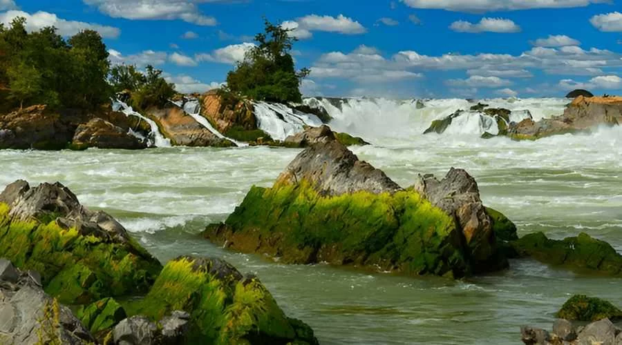Khone Phapheng Falls attractive waterfalls in Laos