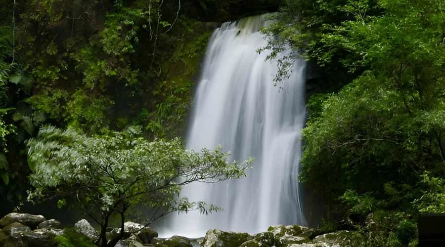 Nam Kat attractive waterfalls in Laos