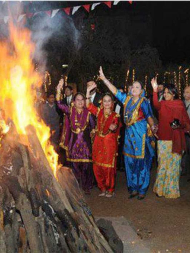 Flame The Lohri with Celebration in Delhi