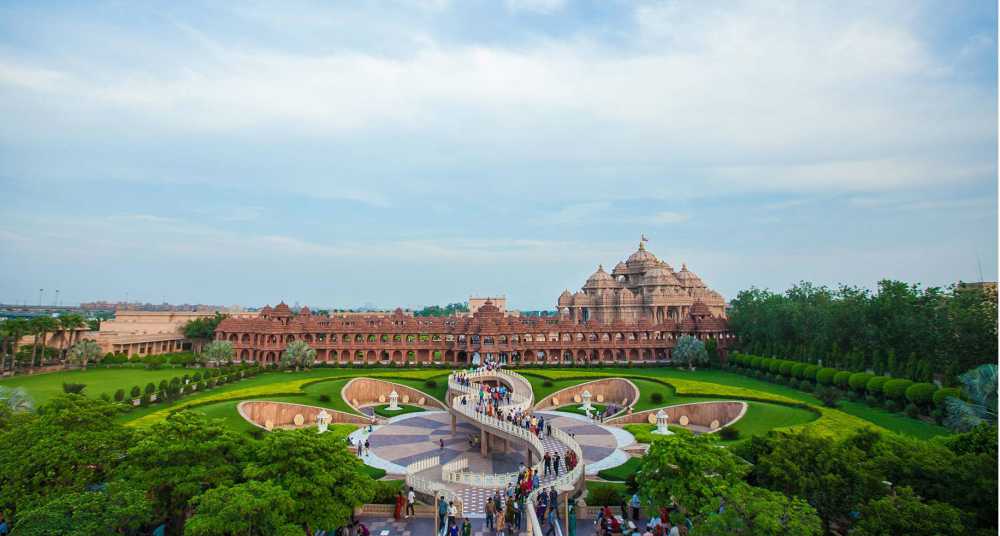 Shap of lotus-Akshardham
