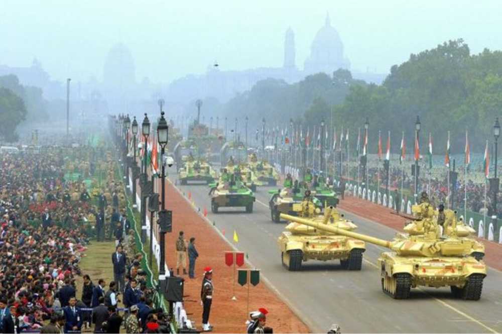 armed republic day parade