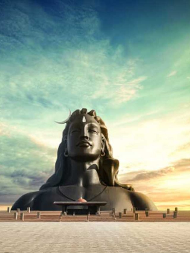 The Adiyogi Shiva Statue The World’s Largest bust carving