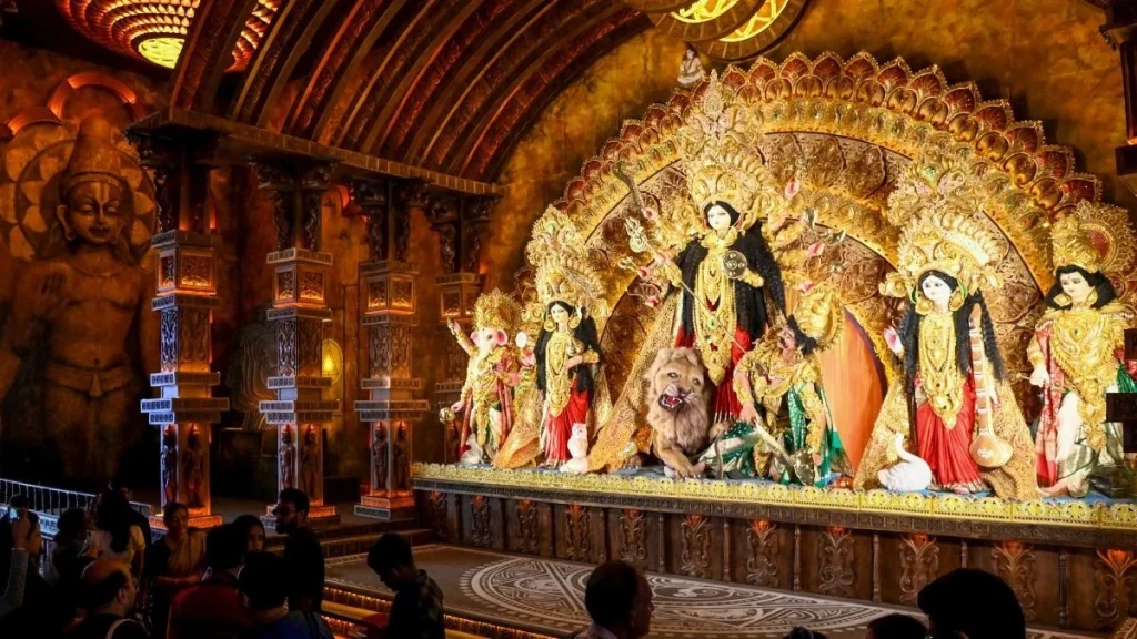 Durga-puja-pandal