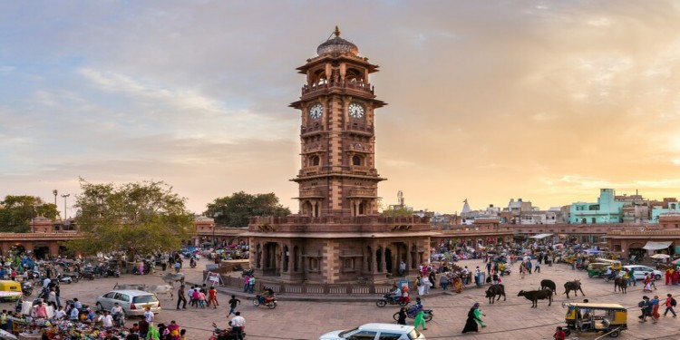 Clock Tower and Old City Markets Jodhpur
