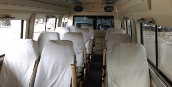 12 seater tempo traveller interior