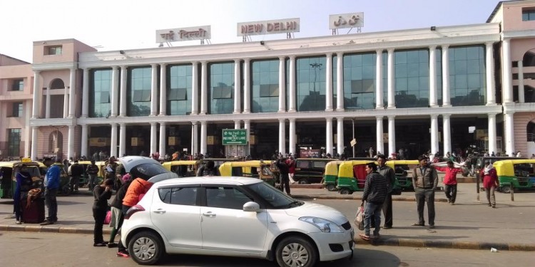 Railway station new delhi ajmeri gate