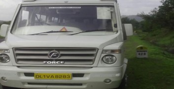 Our vehicle on trip to maharashtra